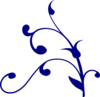 Blue Vine Clip Art