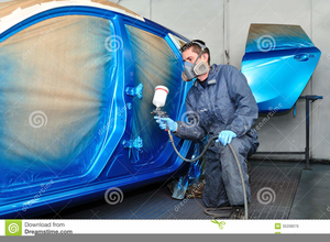 Auto Painting Clipart Image