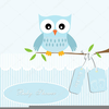 Baby Shower Owl Clipart Image