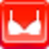 Free Red Button Icons Bra Image