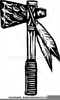 Indian Tomahawk Clipart Image