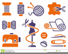 Free Knitting Icons Clipart Image