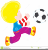 Boy Soccer Player Clipart Image