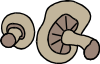 Mushrooms Clip Art