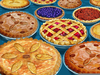 Traditional Christmas Pie Clipart Image