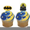 Batman Cupcake Picks Image
