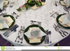 Clipart Dinner Place Setting Image