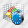 Icon D Graph Clock Image