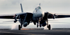 An F-14d Tomcat Assigned To The Tomcatters Of Fighter Squadron Three One (vf-31) Makes An Arrested Landing Aboard Uss John C. Stennis (cvn 74) Image