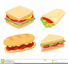 Meatball Sub Sandwich Clipart Image