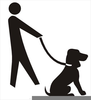 Free Clipart Dog Walker Image