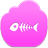 Fish Skeleton Icon Image