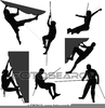 Free Rock Climber Clipart Image
