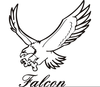 Peregrine Falcon Clipart Image