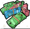 Dollars Coins Clipart Image