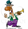 Blues Musician Clipart Image