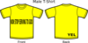 Yellow T-shirt Clip Art