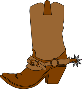 Cowboy Boot Clip Art