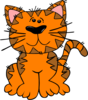 Orange Tabby Cat Clip Art