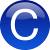 Blue C Clip Art