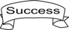 Success Banner Clip Art