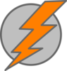 Thunder Bolt Plain Clip Art