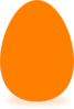 Orange Egg Clip Art