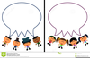 Free Children Arguing Clipart Image