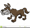 Free Cartoon Wolf Clipart Image