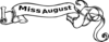 Miss August Clip Art