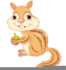 Cartoon Chipmunk Clipart Image