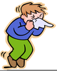 Free Clipart Blowing Nose Image