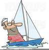 Kids Sailboat Clipart Image