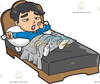 Person Waking Up Clipart Image