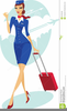 Stewardess Clipart Free Image