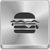 Free Silver Button Hamburger Image