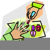 Getting Nails Done Clipart Image