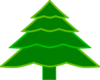 4 Layer Fir Tree Clip Art