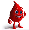 Blood Drop Clipart Image