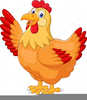 Red Hen Clipart Image