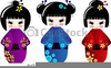 Free Kokeshi Doll Clipart Image