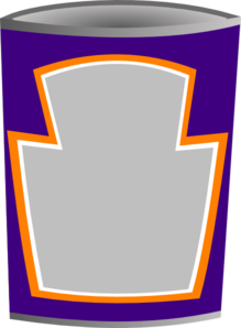 Blank Can  Clip Art