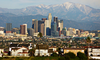 Los Angeles Skyline Telephoto Image