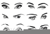 Woman Eyes Sketch Image