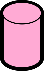 Pink Database Clip Art