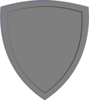 Gray Shield Clip Art