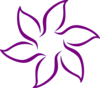 Purple Flower Clip Art