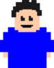 Blue Shirted Avatar Clip Art