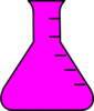 Magenta Flask Clip Art