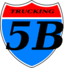 5b Trucking Clip Art